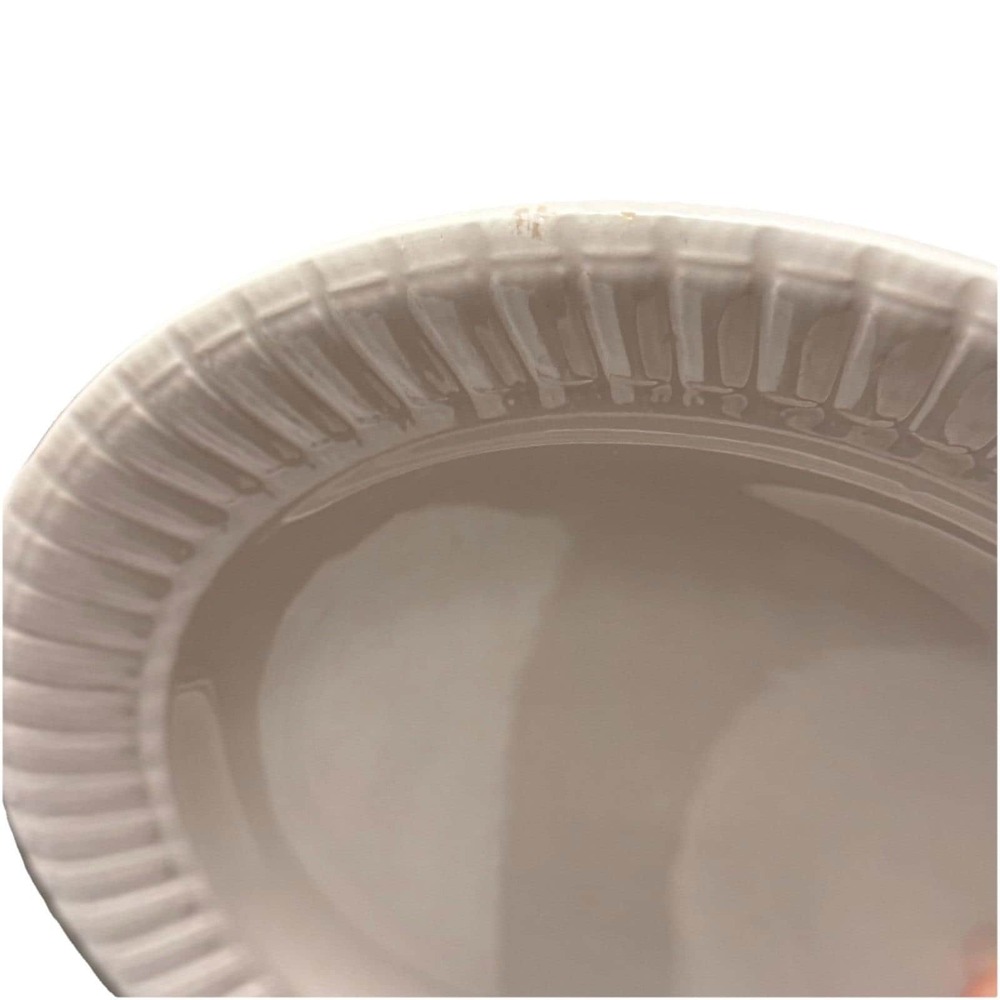 Pier 1 Lunca Blanca White Salad Plate Set of 4 Dishwasher Safe 8" - Picture 7 of 8
